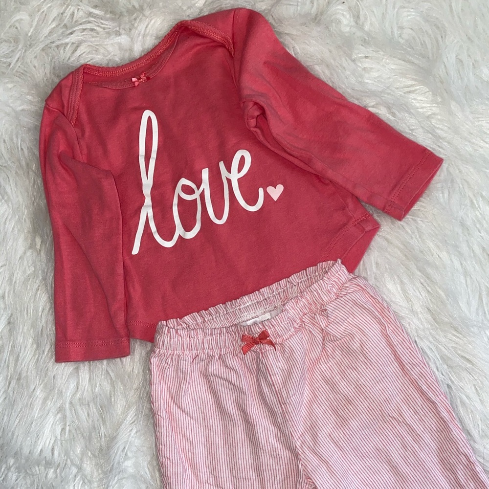 Carter’s two piece babygirl set